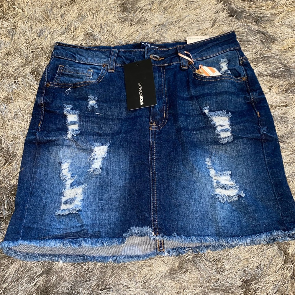 Denim skirt
